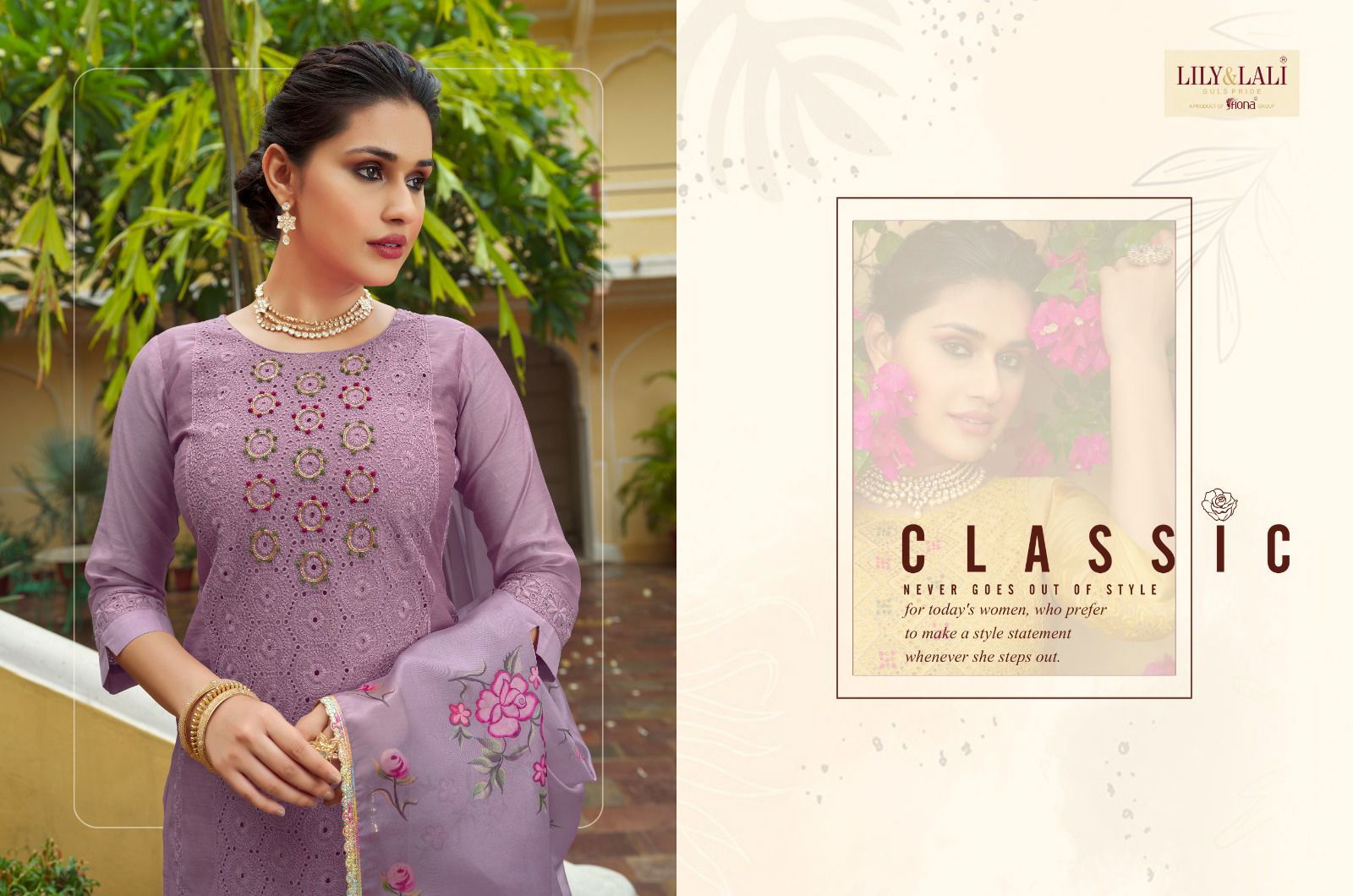 Chikenkari Lily And Lali Readymade Suits Catalog